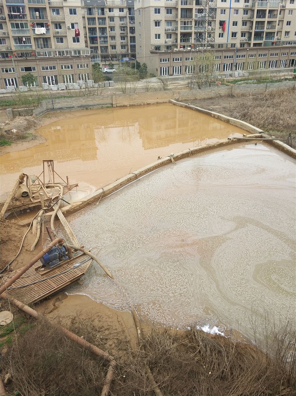 西充沉淀池淤泥清理-厂区废水池淤泥清淤